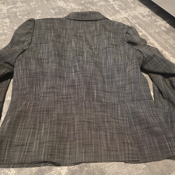 ANTONIO MELANI Charcoal Checkered Jacket - Picture 5 of 11